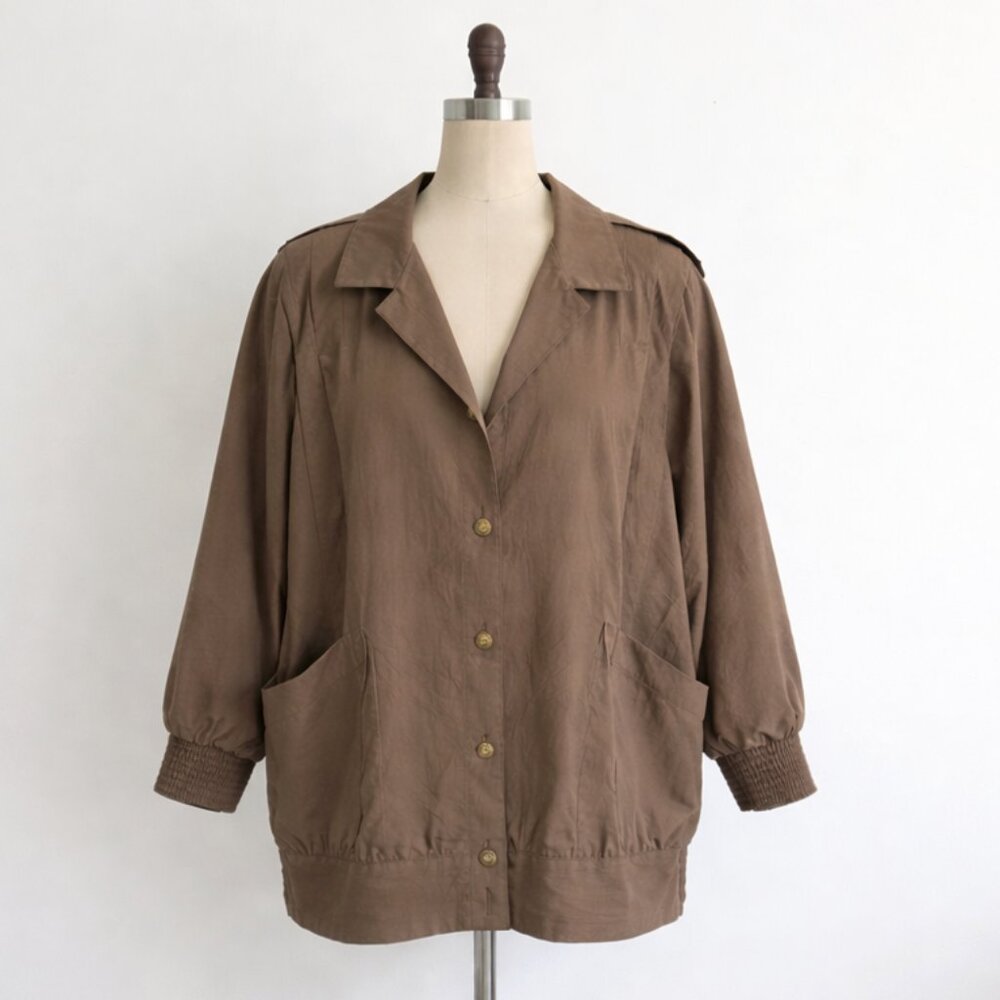 SOLD Vintage 80's Regal USA Jacket Bomber Oversized Cropped Retro Streetwear